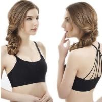 ราคา สปอร์ตบราสายไขว้ เสื้อชั้นใน สปอร์ตบราหลังไขว้ Sport Bra บรา บราแฟชั่น ชุดออกกำลังกาย สปอร์ตบราออกกำลังกาย โยคะ (7855443187)