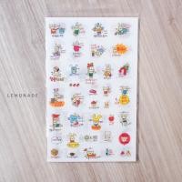 ราคา Sticker เกาหลี set 6 แผ่นmade in korea (271097057)