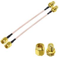 ราคา TUOLNK 2PCS RG316 SMA Coax Cable, SMA Male to Female Coaxial Cable 6 นิ้ว (15 ซม.) Pigtail Jumper Extension for WiFi เครือข่ายไร้สาย 2G 3G 4G เราเตอร์เสาอากาศ (45607478215)