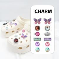 ราคา พินปักcharmรองเท้าปุ่ม PVC ออกแบบสายรุ้งและตัวหนอนไฟฟ้า (51157234485)
