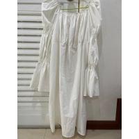 ราคา ชุดเดรสสีขาวแขนยาวแขนสม๊อค (18571528182)