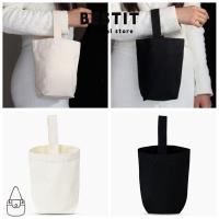 ราคา BESTIT Tote Bag กระเป๋าถือผ้าแคนวาส สีดำและสีเบจ ออกแบบเรียบง่าย พร้อมใช้งานเป็นห่อของขวัญ (53857409115)