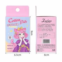 ราคา สำลีเช็ดหน้าแบบกล่อง แผ่นหนา 80 ชิ้น ไม่เป็นขุย เช็ดหน้าทำความสะอาด ลบเครื่องสำอาง แปะโทนเนอร์ (47056260250)