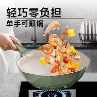 ราคา กระทะไม่ติดหม้อหินทางการแพทย์กระทะในครัวเรือนแปดเหลี่ยมหม้อเตาแม่เหล็กไฟฟ้าเตาแก๊ส Universal (26868386610)