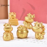 ราคา [GZMJ] การ์ตูนวัววัวออกแบบรถบ้านตารางสวน ฉ่ํา เรซิ่นตกแต่งเครื่องประดับ (28376137081)