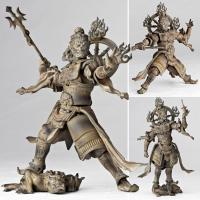 ราคา Model Figma งานแท้ Revoltech Takeya Tamonten Takayuki Buddhist Woodtone Edition Series No.001 EX รูปปั้นเทพเจ้า Kaiyodo (3507449077)