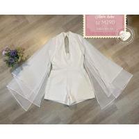 ราคา งานป้าย​Arista​ sz.m​จั๊มขาวดีไซส์สวย​เรียบหรู​ ใส่สวย (24510730965)