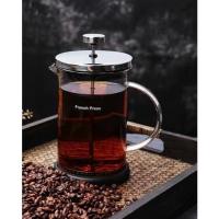 ราคา French press เครื่องชงกาแฟและชาสไตล์ฝรั่งเศสคลาสสิก แจกันแก้ว หูจับแก้ว (57950760773)