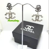 ราคา ต่างหูแฟชั่นเพชร C แบบน่ารักสีเงิน ตุ้งติ้งงานแบรนด์ยอดนิยม พร้อมส่ง (7529698493)