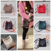 ราคา DA】COACH 83718 83856 ถุงถังถุงหูรูด Drawstring คลาสสิกป่าปฏิบัติดีหนึ่งไหล่ Crossbody กระเป๋ากับใบรับรองการซื้อ (8438210262)