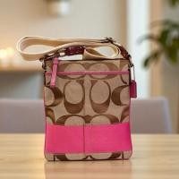 ราคา Coach แท้ Crossbody มือสองสภาพใหม่ค่ะ (46155970943)