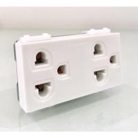 ราคา Panasonic ปลั๊กคู่มีกราวด์ สีขาว รุ่น WEG15929 (5101063459)