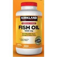 ราคา Kirkland Signature Fish Oil 1000 mg., 400 Softgels (4120141220)