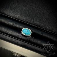 ราคา แหวนเงินแท้ ฝังเทอควอยซ์แท้อิหร่าน Turquoise Iran & Sterling Silver 925 NSRG3485 (45853126890)