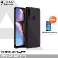 ราคา Ultraslim Oppo A31 2020 (6.5") | เคสนิ่ม Black Matte + ฟรีกระจกนิรภัย (50851185679)