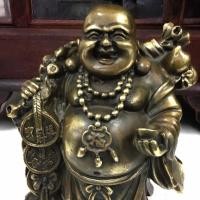 ราคา พระสังกัจจายน์แบกถุงเงินถุงทองเนื้อทองเหลือง (755609723)