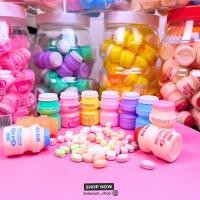 ราคา ลูกอม ลูกอมกระปุกนมเปรี้ยว รสนมเปรี้ยว (1กระปุกใหญ่/30กระปุกจิ๋ว/240 กรัม) ลูกอมนมเปรี้ยว ลูกอมยาคูล หวานอมเปรี้ยว อร่อย (23273338533)