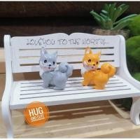 ราคา น้องหมาจิ้งจอก(ราคา/1ตัว) ขนาด 3.5 x 4 ซม ตุ๊กตาแต่งบ้าน ตุ๊กตาแต่งสวน ของสะสม โมเดล จัดสวนถาด พร็อพถ่ายรูป (19065313766)