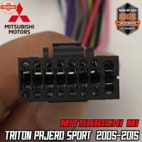 ราคา ปลั๊กตรงรุ่นจอแอนดรอย ไม่ต้องตัดสายให้เสียเวลา เสียแล้วใช้งานได้เลย MITSUBISHI M1 TRITON PAJERO SPORT 2005-2015 (55150378150)