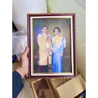 ราคา กรอบรูป​กระจก​ใน​หล​วงร.9​คู่​พระราชินี​A4 (29623602608)