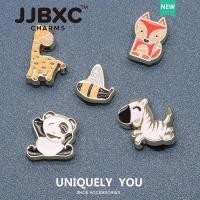 ราคา JJBCX Charm หัวเข็มขัดรองเท้า Giraffe Fox Bee Panda Zebra Design DIY แฟชั่น (44277702828)