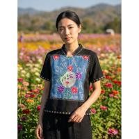 ราคา เสื้อใยกัญชงแต่งผ้าใยกัญชงแท้ 100% ทอมือเขียนเทียนปัก แบบสวยมาก อัดกาว ปักด้นมือทั้งตัว By Hill Tribe In Style (44423431980)