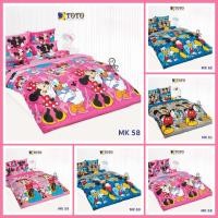 ราคา TOTO ชุดผ้าปูที่นอนลายลิขสิทธิ์ 3.5/5/6 ฟุต (ไม่รวมผ้านวม) ลายมิกกี้เม้าส์ Mickey Mouse ยี่ห้อโตโต้ MK58 MK59 MK60 MK61 (16188496149)