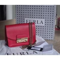 ราคา Used like new_Furla Metropolis mini crossbody ruby (910707570)