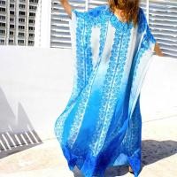 ราคา ❤ 2024 เสื้อคลุมบิกินี่ผ้าฝ้าย Oversize Pareo Beach เสื้อ Kaftan Robe De Plage Feminino ชุดว่าย (41655975221)