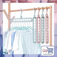 ราคา GANTUNGAN Go - H826 ไม้แขวนเสื้อ / ไม้แขวนเสื้อวิเศษ 9 in 1 / ไม้แขวนเสื้อ / มัลติฟังก์ชั่น / ไม้แขวนวิเศษ / ไม้แขวนมหัศจรรย์ (23202092792)