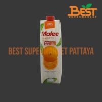 ราคา มาลี น้ำส้มแมนดาริน ผสมเนื้อส้ม100% 1000 มล. Malee Mandarin Orange Juice with Orange Pulp 1000 ml. (43018543179)