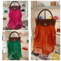 ราคา Longchamp FILET ตาข่าย ใบใหญ่ ของแท้100% (28912338982)