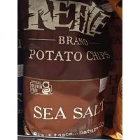 ราคา Kettle Chips Sea Salt 142g (เคทเทิล มั่นฝรั่งทอดกรอบรสเกลือทะเล 142 กรัม)