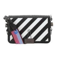 ราคา OFF WHITE Diag Mini Flap BAG (BLACK/WHITE) (19623038148)