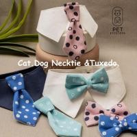 ราคา เนคไท & ทักซิโด้ น้องแมวน้องหมา ปลอกคอน้องแมวน้องหมา ปลอกคอ ลายจุดและสีสวย น้องใส่แล้วหล่อสวยมาก (43811400593)