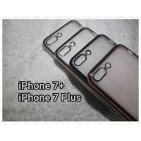 ราคา IPhone 7+ / 7 Plus / 7plus Silicone Jelly Shining List Chrome Case (41405811325)