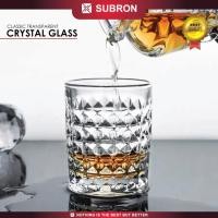 ราคา SUBRON Classic แก้วคริสตัลโปร่งใสวิสกี้แก้วไวน์ถ้วย 340ml หนา Motif (27408534664)