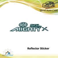ราคา สติ๊กเกอร์ Sticker MIGHTY X SGL สะท้อนแสง สี Silver, Black Hilux Mighty X Toyota 2, 4 ประตู ปี1996 (6379726517)