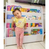 ราคา ชั้นวางหนังสือเด็ก ชั้นวางหนังสือโชว์ปกสีขาว (18924072531)