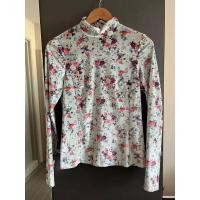 ราคา Jaspalเสื้อกำมะหยี่คอเต่าลายดอกแขนยาว (17095507342)