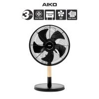 ราคา AIKO FT-30ME พัดลมตั้งโต๊ะ 12 นิ้ว พัดลมใบพัด PP เนียว ทน Wooden Legs พัดลมวินเทจ พัดลมมินิมอล (24813888150)