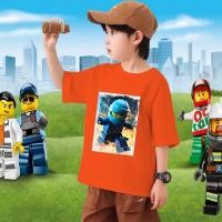 ราคา เสื้อเด็ก Ninjago LEGO เสื้อเด็กชายลายการ์ตูนน่ารัก เสื้อยืดเด็ก พิมพ์ลายเลโก้นินจาโก (27326266820)