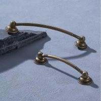 ราคา สไตล์ยุโรปที่เรียบง่ายตู้ไม้สักตู้เสื้อผ้าลิ้นชักทองเหลืองหลุมคู่จับสไตล์จีนโบราณอภิบาลจับแข็ง ใช่ (53806553875)