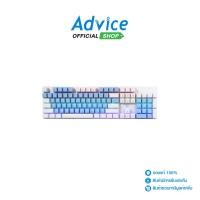 ราคา OKER KEYBOARD K458 WHITE BLUE (BLUE SWITCH) - A0151967 (48056447251)