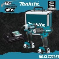 ราคา MAKITA ชุดสว่านไร้สาย 12V COMBO KIT No.CLX224X1 (23679189676)