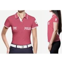 ราคา เสื้อโปโลแบรนด์Magicpoloสีชมพูขลิบขาว ชาย/หญิง (6357344050)
