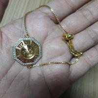 ราคา สร้อยข้อมือกังหันสีทองฝังเพชร ใบพัดหมุนได้ G0187 (1525818467)