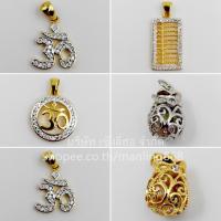 ราคา จี้โอมล้อมเพชร จี้ถุงเงิน จี้ถุงทองมีพลอยนพเก้าจี้ลูกคิด ทองชุบฝังเพชรเสริมมงคลเสริมการค้าขายร่ำรวย (24776476784)