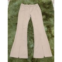 ราคา กางเกงขาม้ายาว สีชมพูนู้ด ผ้ายืดหนาแหวกหน้า (14883881103)