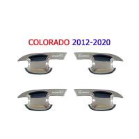 ราคา เบ้าประตู/เบ้ากันรอย/เบ้ารองมือเปิดประตู เชฟโรเลท โคโลราโด Chevrolet Colorado ปึ2012-2020 แคป, 4ประตู ชุปโครเมี่ยม (4938905419)